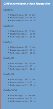 Zug- und Renngeschirr X-Back Gr.XXXL Schwarz